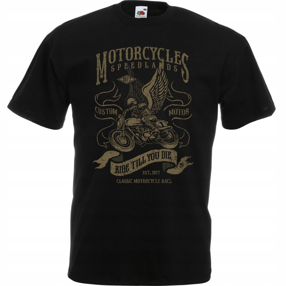 

Koszulka motocykl motor motocyklista L czarna