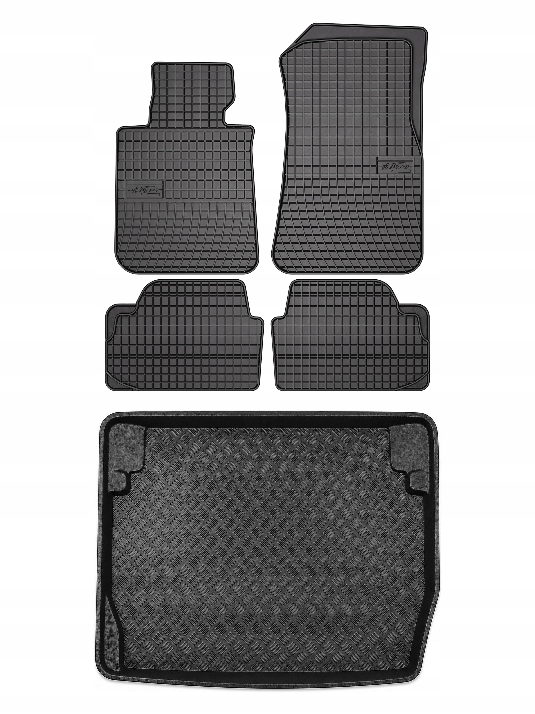 Gumové koberce SolidPRO rohož do kufru pro: Bmw řady 1 F20 2011-2019