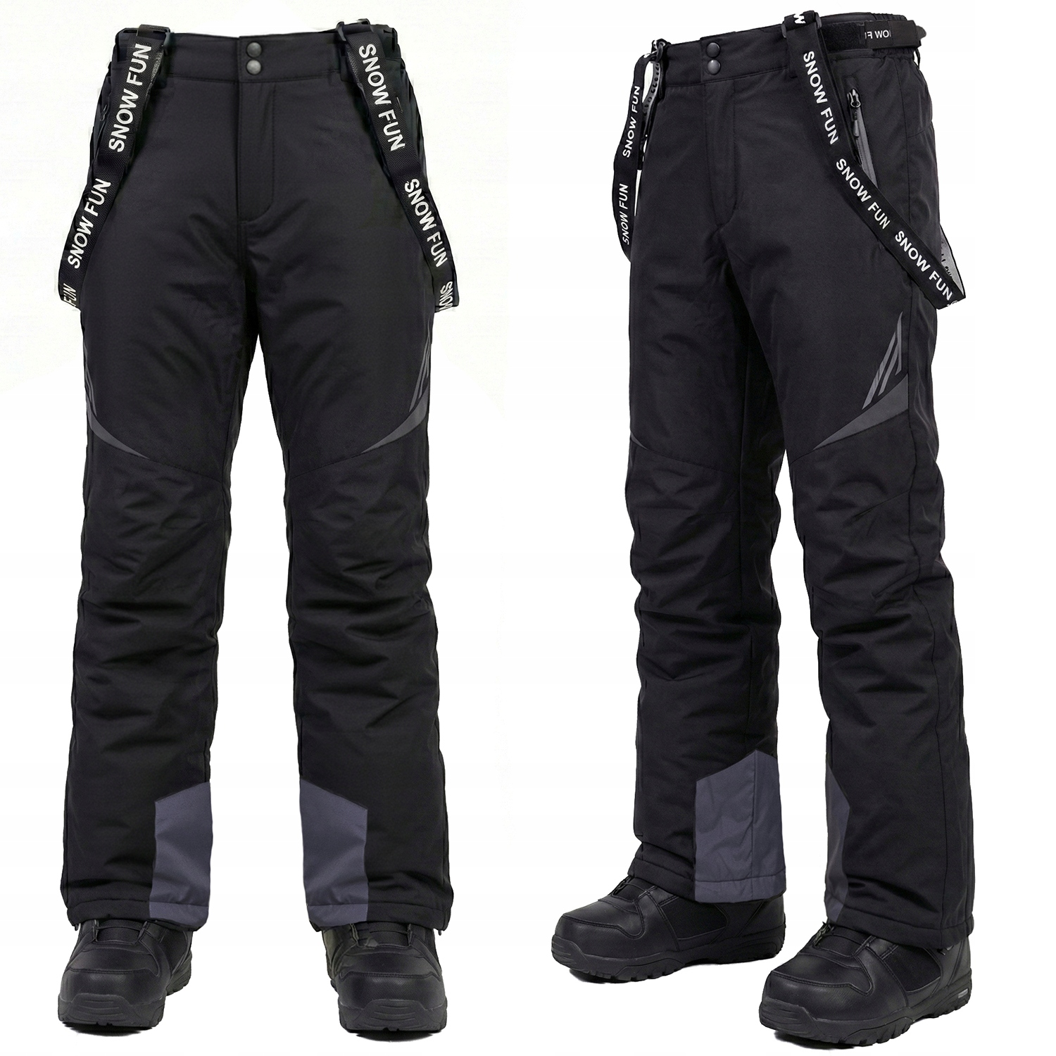Męskie Spodnie Narciarskie Snowboard Membrana Na Sanki Snow Fun 10.000 XL