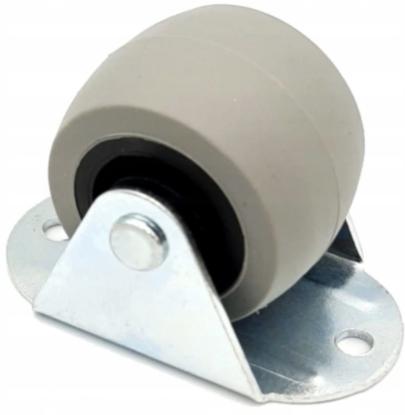 Kółko Rolka Meblowa Gumowa Sztywna FI-30mm X100szt