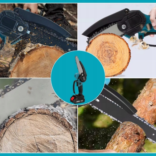 PIŁA ŁAŃCUCHOWA AKUMULATOROWA PILARKA RĘCZNA 2X Akumulator 2X Łańcuch OGRÓD Kod producenta RĘCZNA PIŁA AKUMULATOROWA