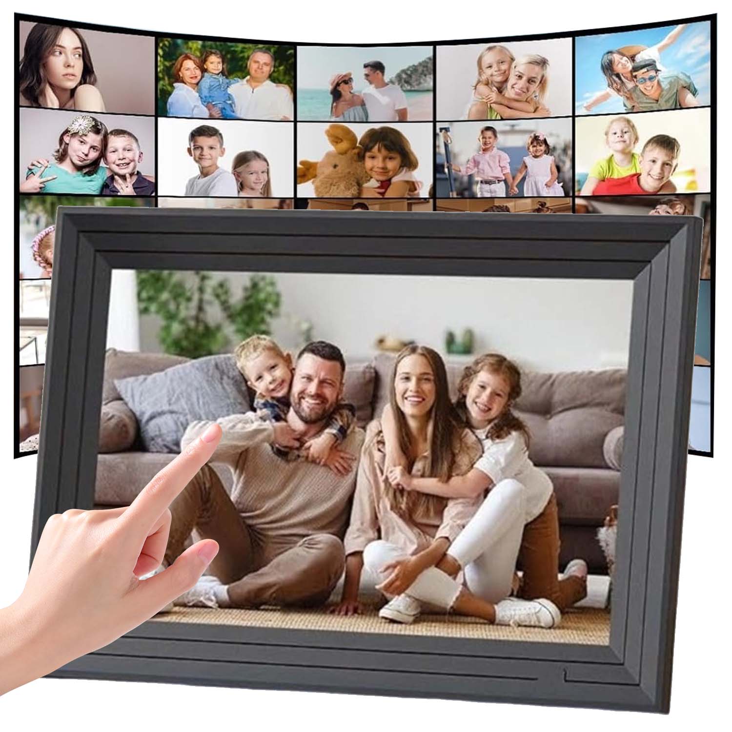 Rámeček Digitální Dotykový Displej Aplikace Frameo Wifi 10,1" 32GB