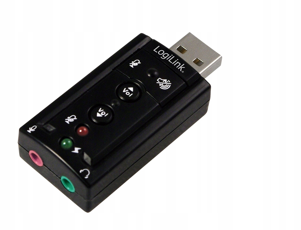 Adapter Audio Logilink UA0078 Usb 7.1 Doskonała Jakość Dźwięku