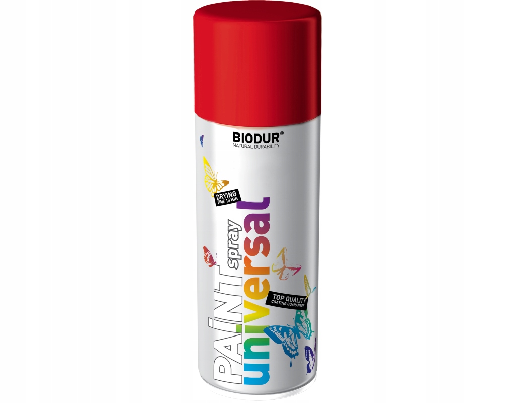 

Spray Farba czerwony Ral 3020 Biodur 400ml