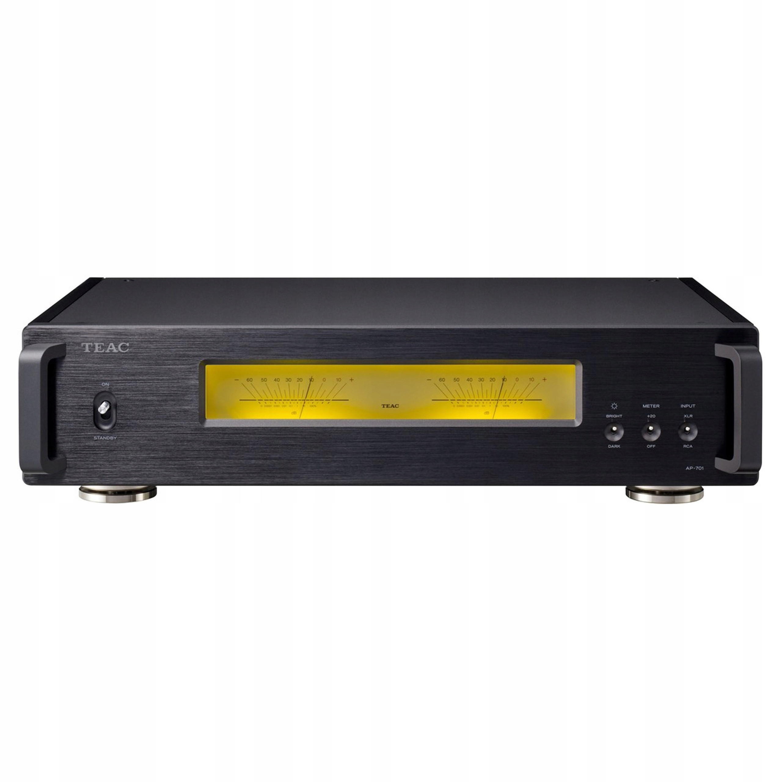 Teac AP-701 Wzmacniacz Końcówka Mocy Stereo Dual Mono 4 8 Ohm Czarna