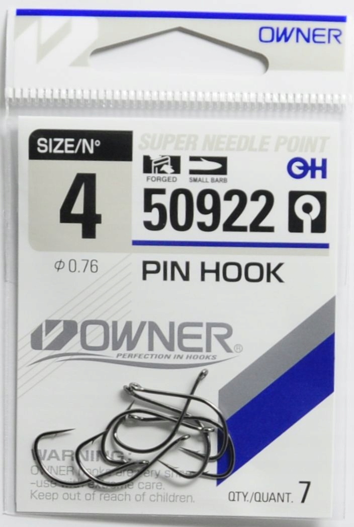 Nr 4 Haczyki 50922 Owner Pin Chinta Feeder Grunt