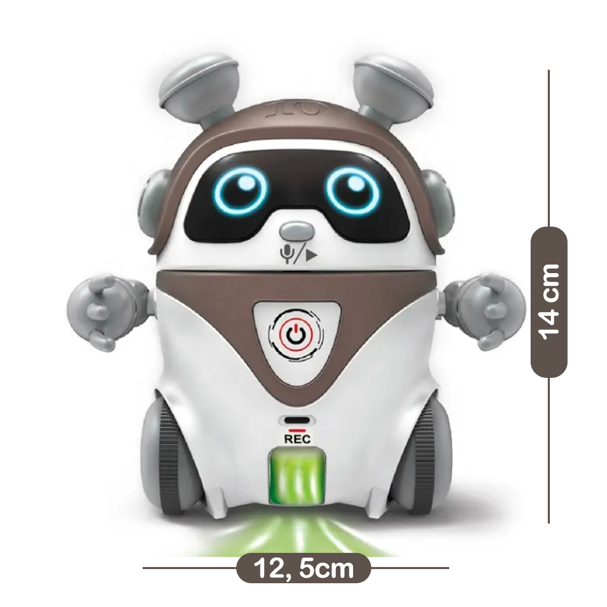 ROBOT INTERAKTYWNY INTELIGENTNY TAŃCZY MÓWI ŚPIEWA NAGRYWA UCZY ANGIELSKIEG Wiek dziecka 3 lata +