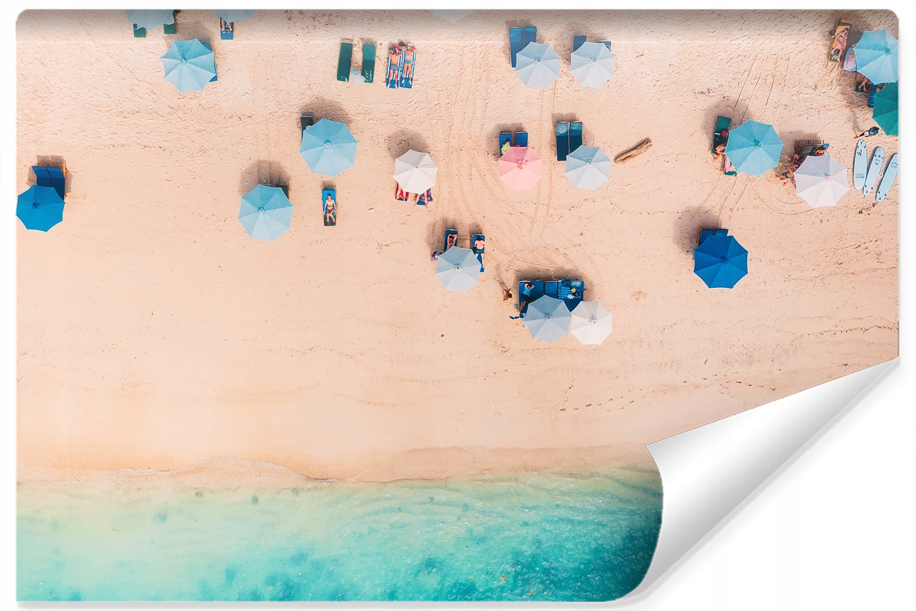 Fototapeta Pláž Moře Pohled z ptačí perspektivy 405x270