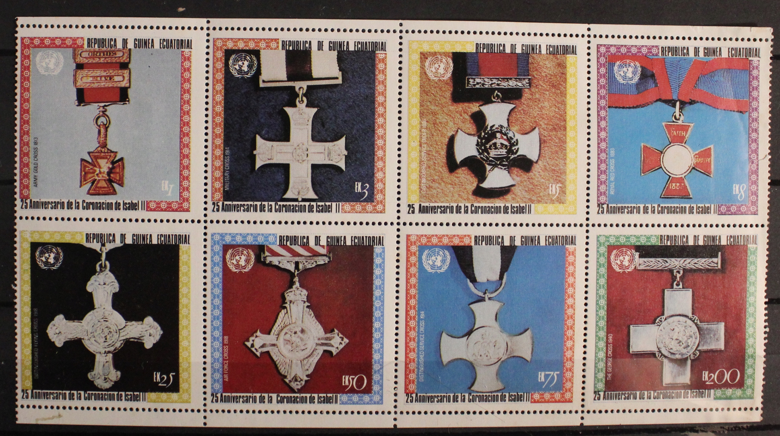 Gwinea Równikowa medale T1 15 czyste