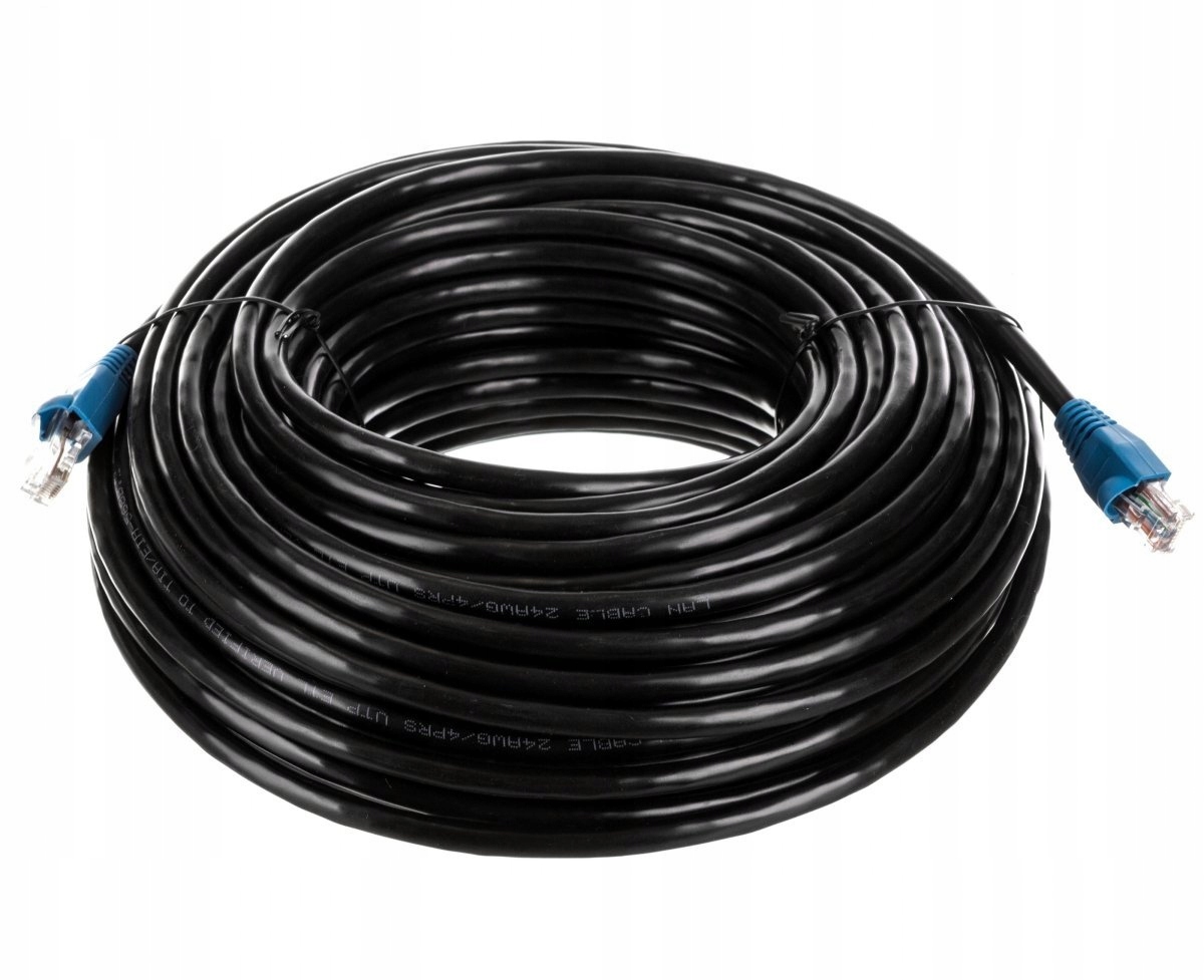 

Kabel outdoor patchcord U/utp kat.6 Cca czarny 30m