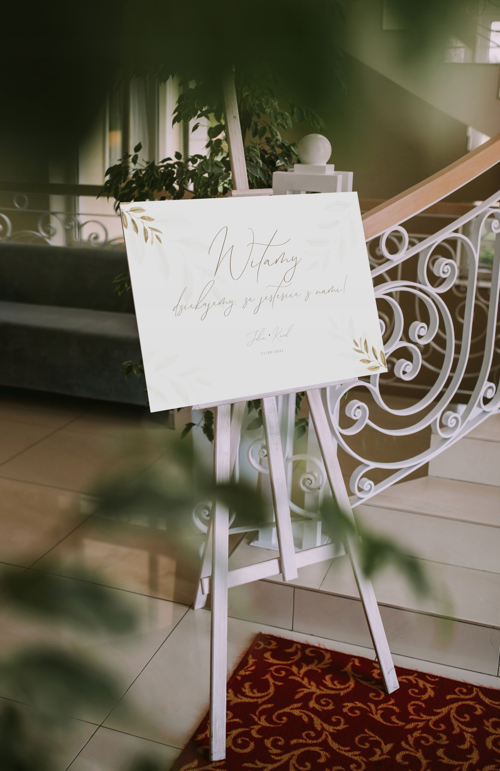 Tablica powitalna boho na PCV 60x90 cm Liczba sztuk 250 szt.