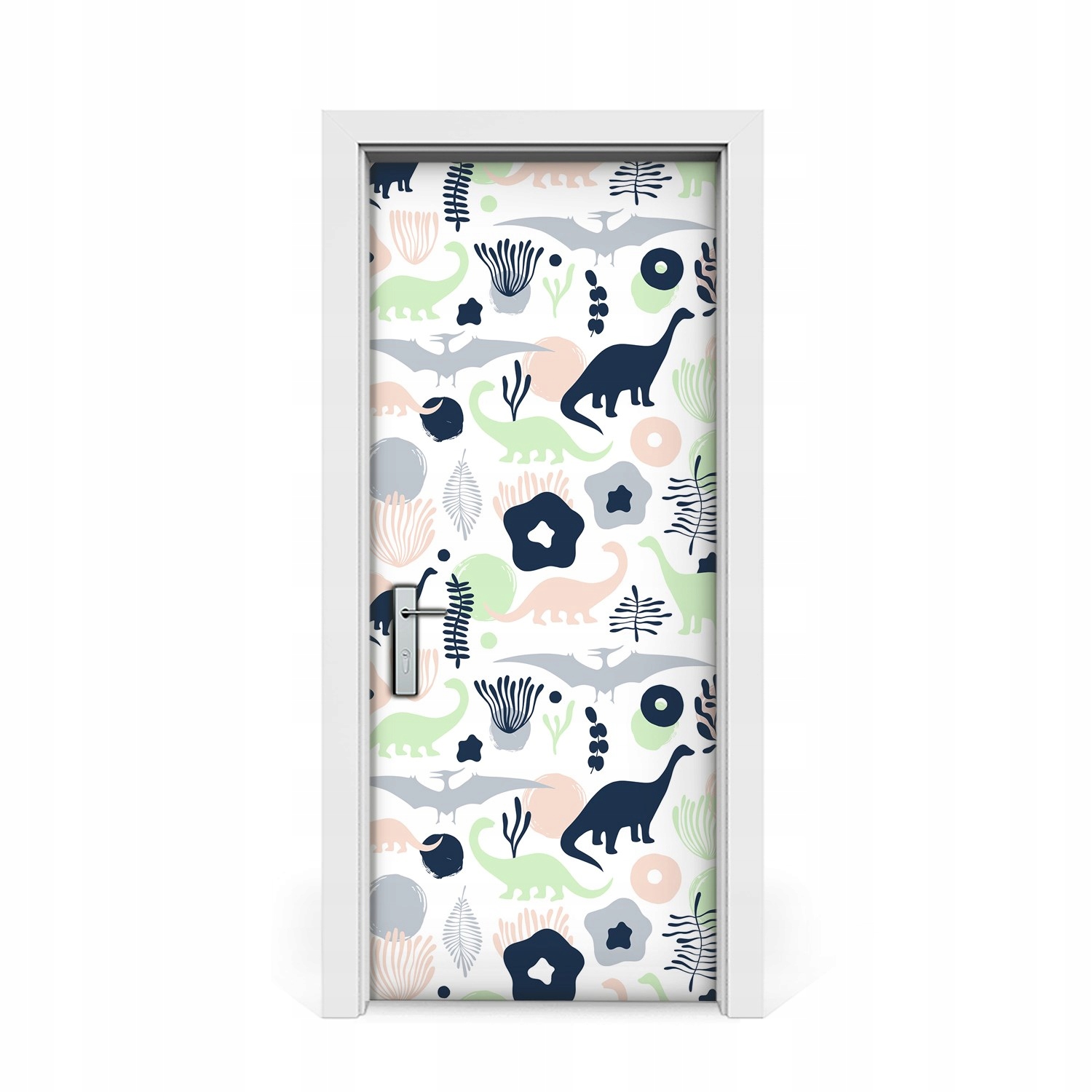 

Naklejka na drzwi okleina Dinozaury 85x205