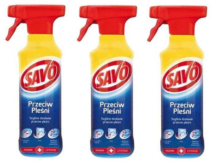 

Savo Spray Skuteczny Płyn Na Pleśń 500ML 3szt
