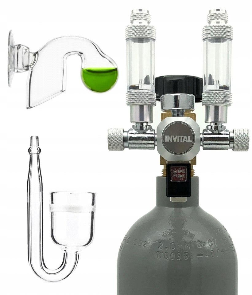 

Zestaw CO2 Standard Duo z wył.nocnym 5l z akcesor.