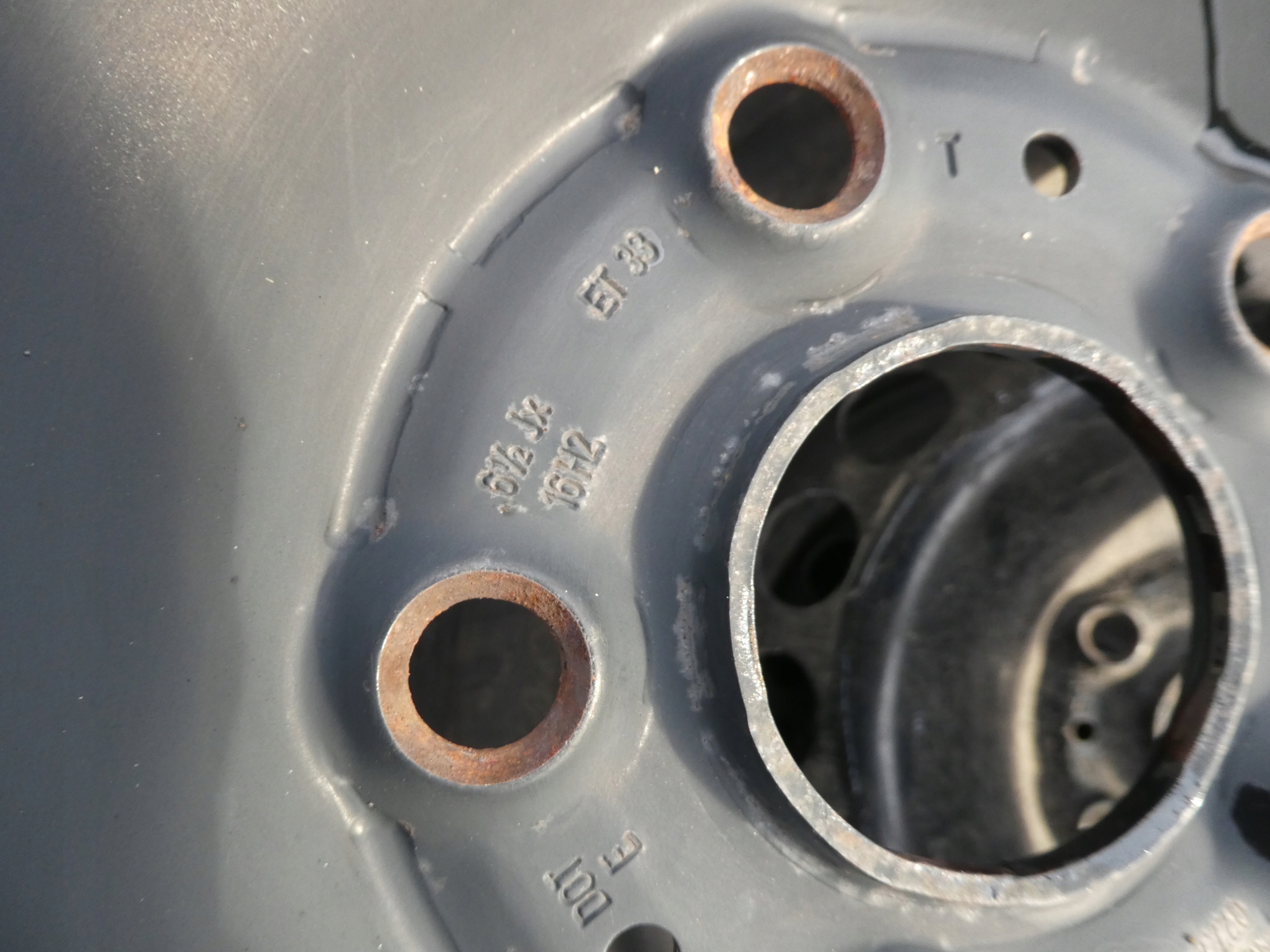 2X CERCHI FERRO VW 5X112 16 7N0601027A