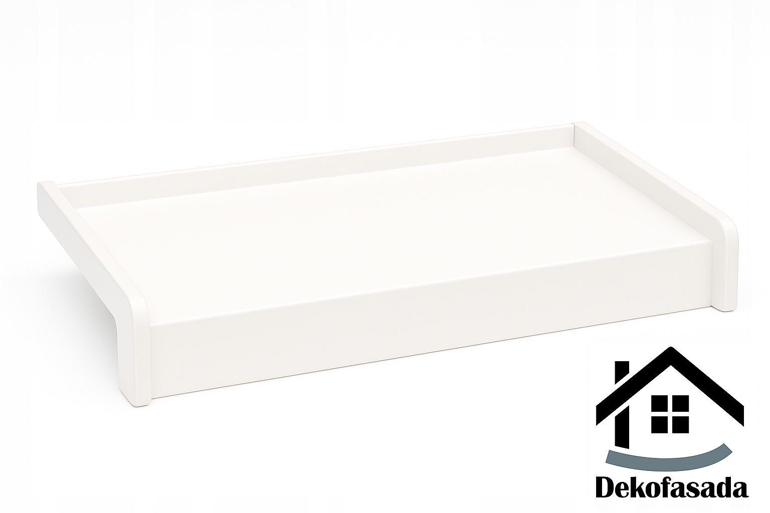 Venkovní Hliníkový Parapet Bílý Ral 9016 Profil Standard 140x32,5 cm