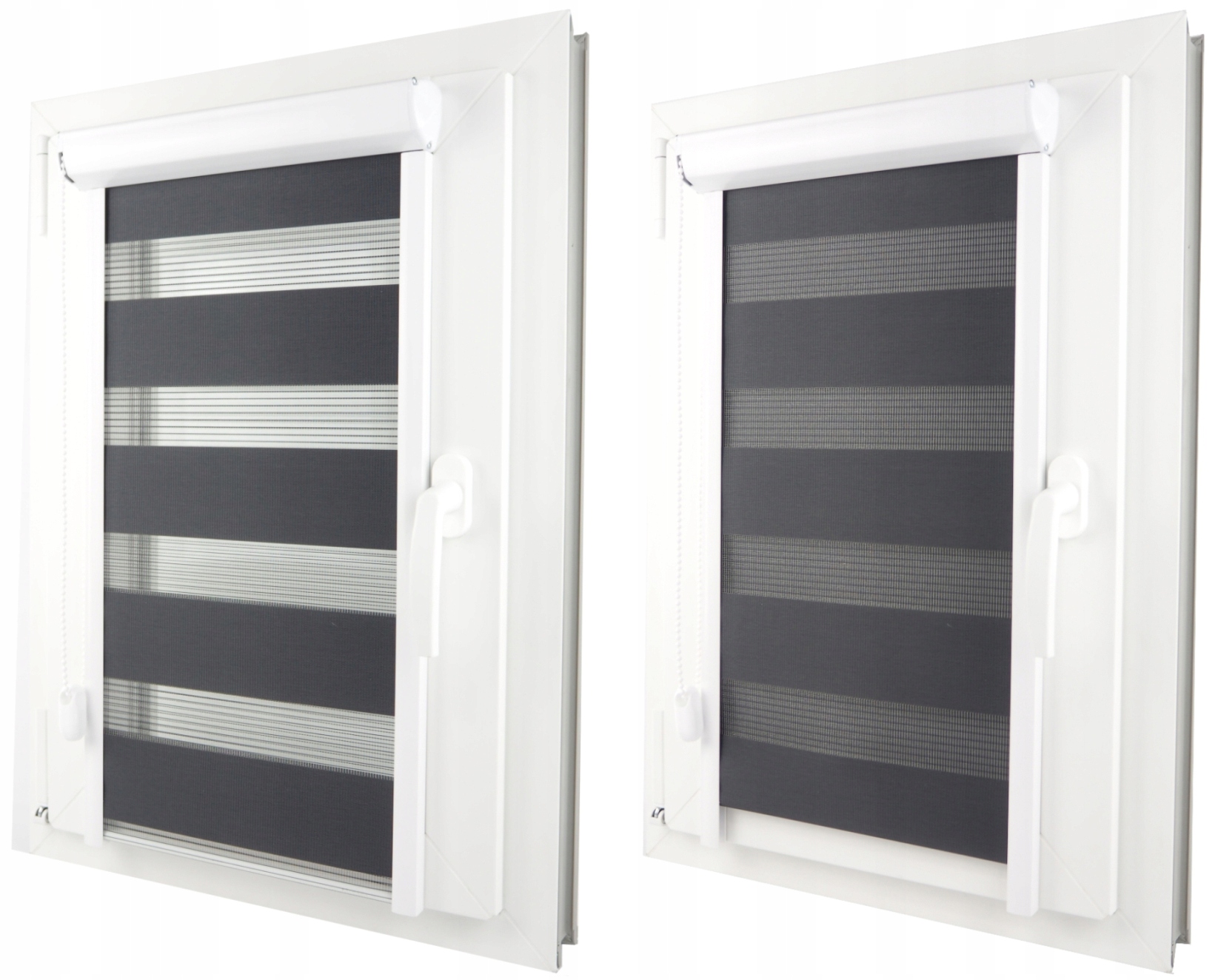 ROLETA DZIEŃ NOC W KASECIE Z PROWADNICAMI 69x130