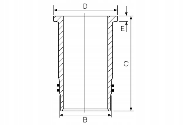 TULEJA CYLINDRA MAN LION´S COACH TGA TGS I TGX I D2676440-D2676LOH26 Producent części Goetze