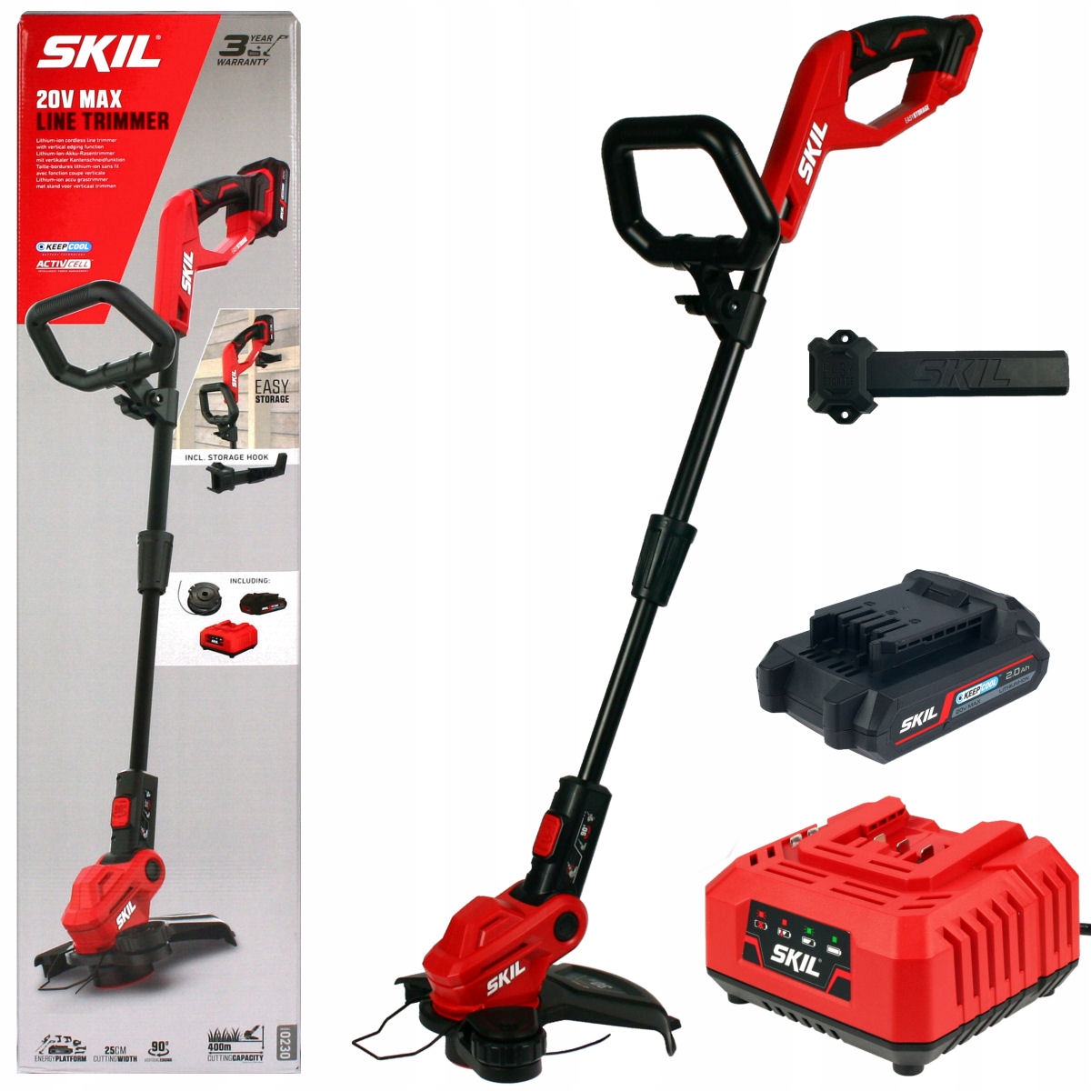 

Podkaszarka akumulatorowa 30cm 20V Skil 1 x 2,0Ah