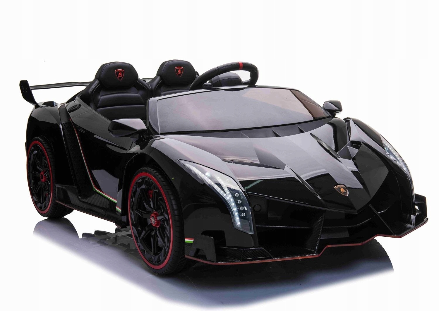 Oryginalne Lamborghini Veneno Na Akumulator, Miękkie Koła, Miękkie Siedzeni