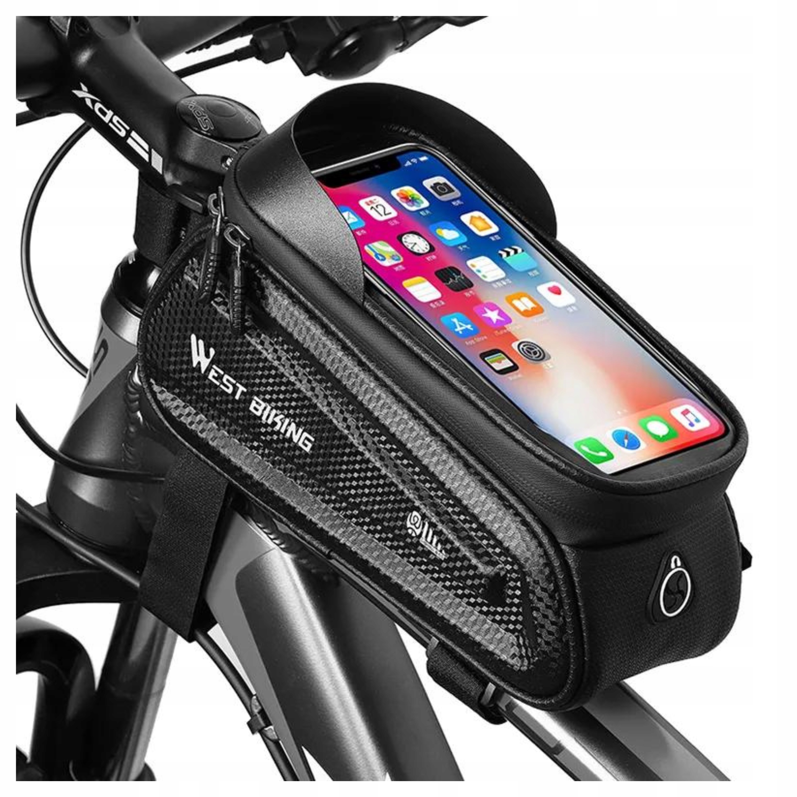 TORBA ROWEROWA NA RAMĘ BAGAŻNIK ORGANIZER NA ROWER WODOODPORNA SAKWA Kod producenta 4537367864359