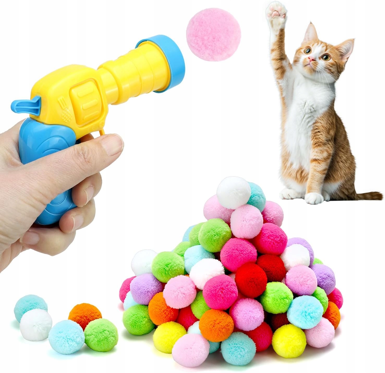 Sada Hračka Pro Kočky 100 Hračka Pro Kočky Zbraně