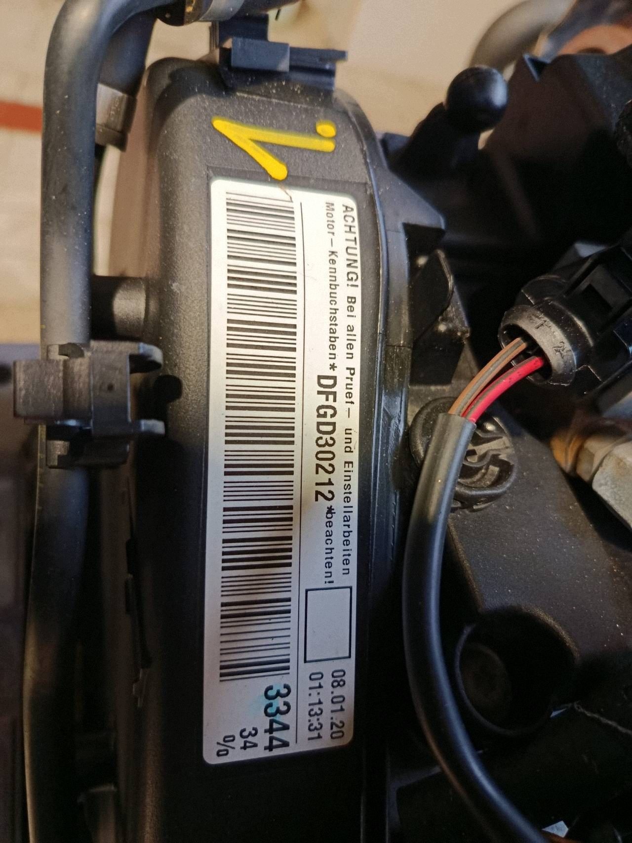 engine complete 2.0 TDI Volkswagen Touran III DFG DFGD30212