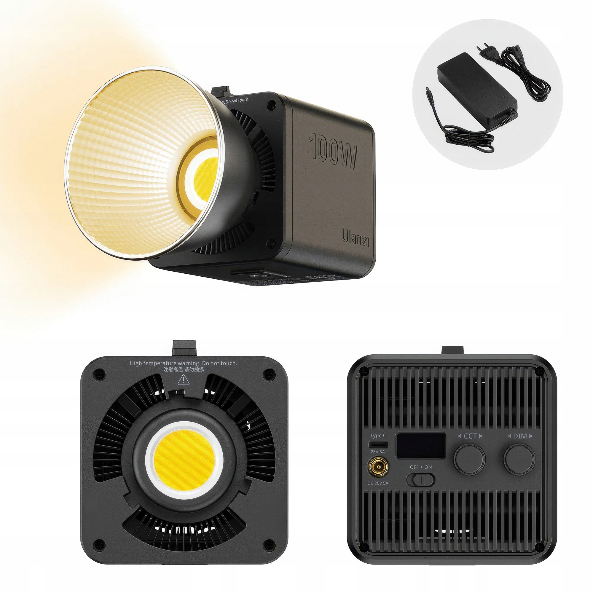 Ulanzi Led lampa ML100 Wb (2700 K 6500 K)