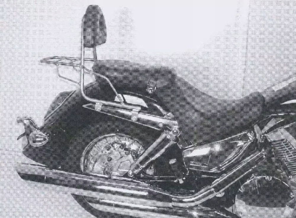Honda Vtx 1300 (2003-2007) sissybar bez batožinového priestoru