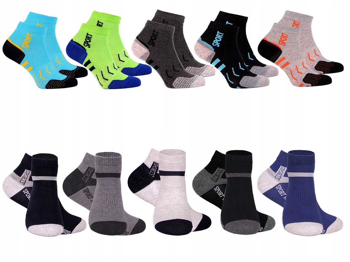 

10x Skarpety Chłopięce Mocne bawełna Premium 31-34