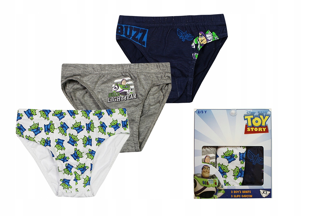 

Toy Story Buzz Majtki Dla Chłopca 3-PAK 2/3LATA