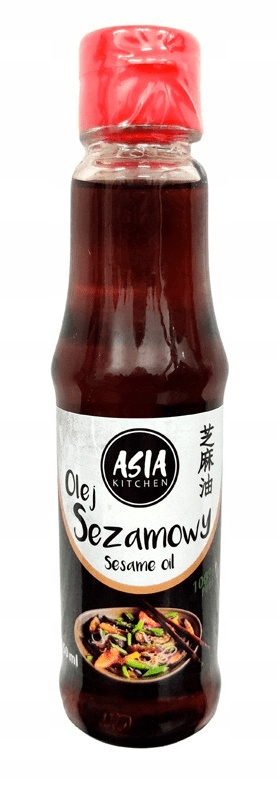 

Olej sezamowy z sezamu 100% nierafinowany 150 ml