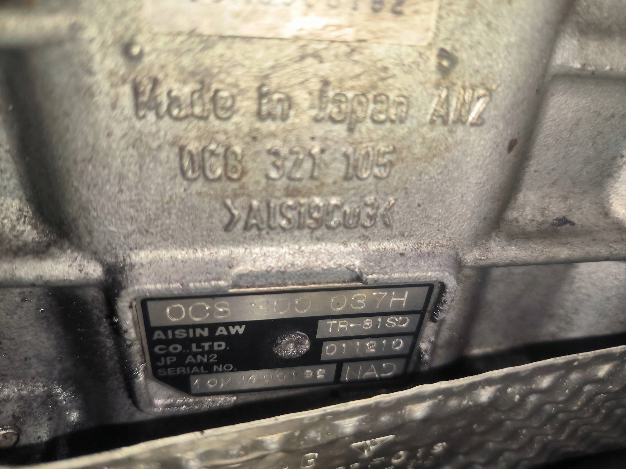 Getriebe A5904 PORSCHE CAYENNE II 7P5 92A