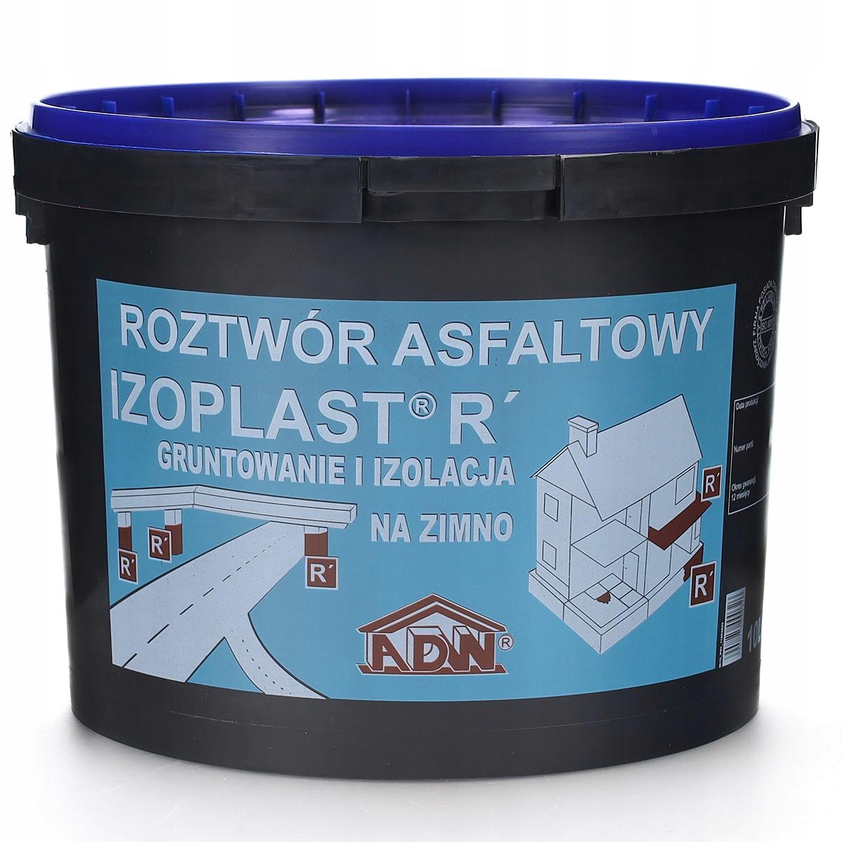 Izoplast R roztwór asfaltowy gruntujący 10 L