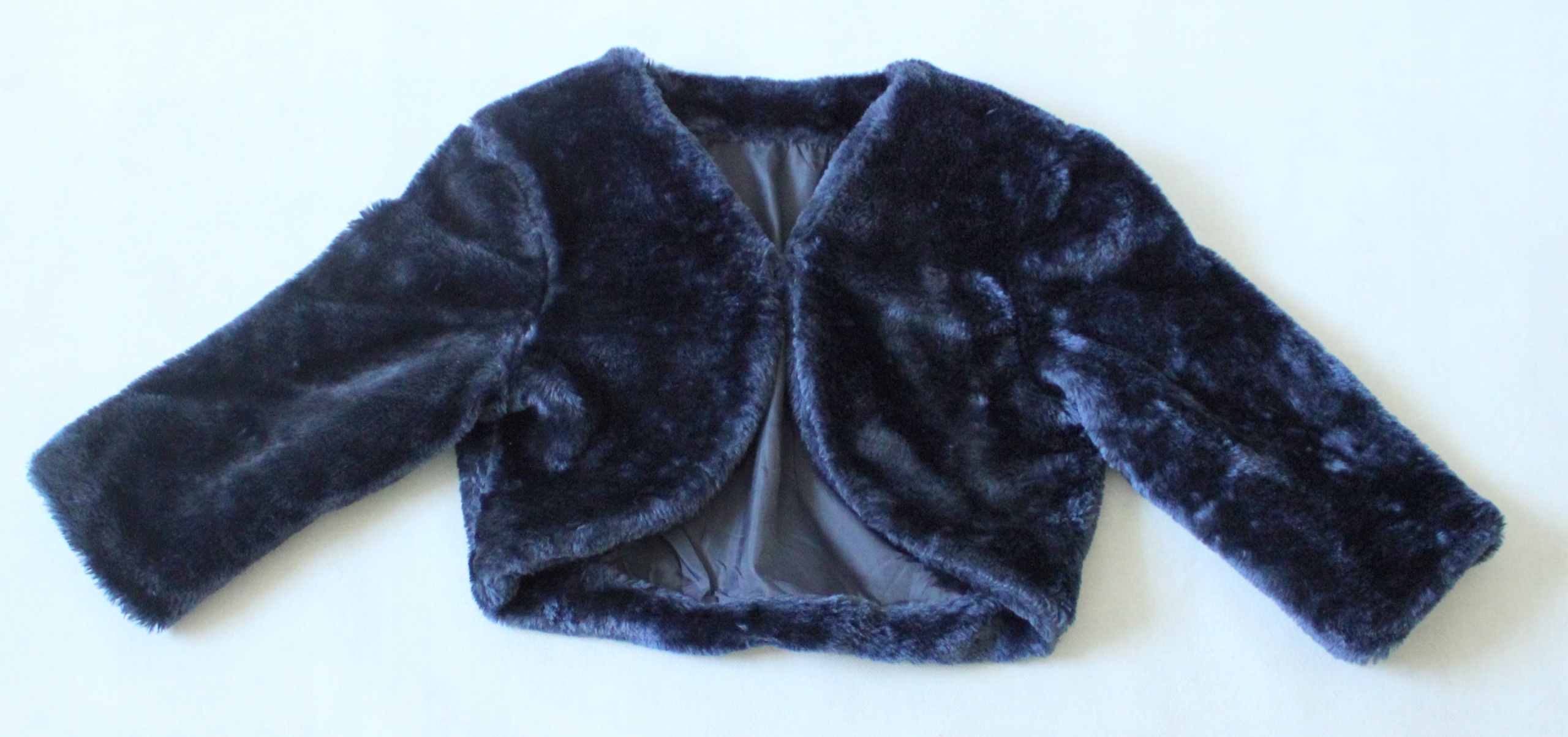 GRANATOWE BOLERKO ROZMIAR 152/164