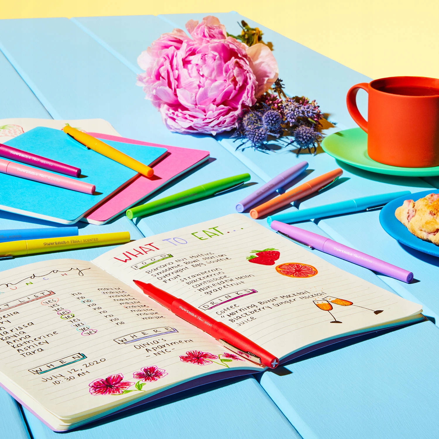 Flamastry perfumowane Paper Mate Flair 6 szt. Marka Paper Mate