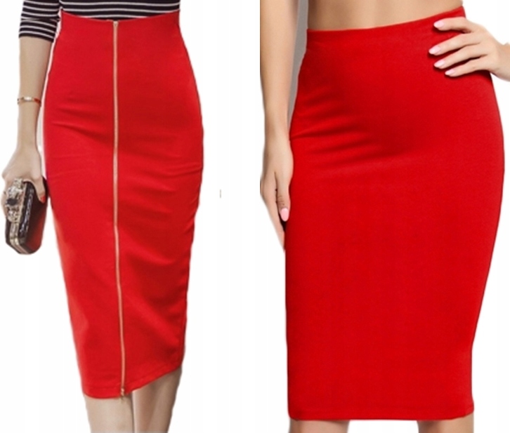 

Tuba Zamek ołówkowa midi Dzianina spódnica kolor M