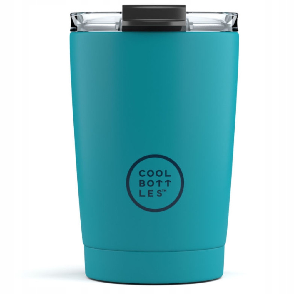 Termohrnek Triple Vivid turquoise 330 ml Cool bottles