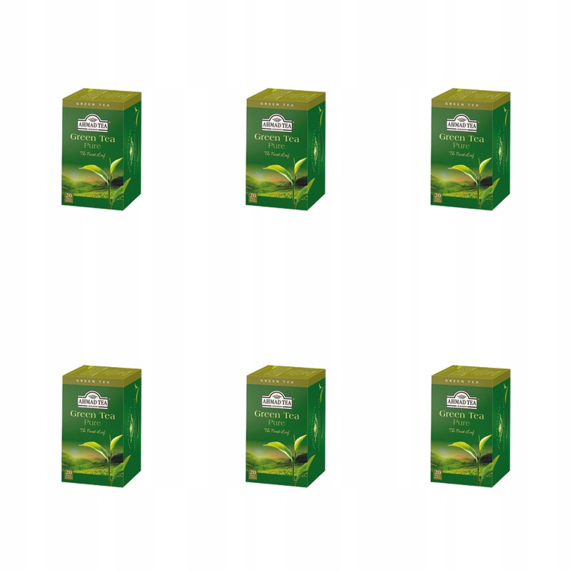Green Tea Ahmad Tea 20 torebek aluminiowych X6