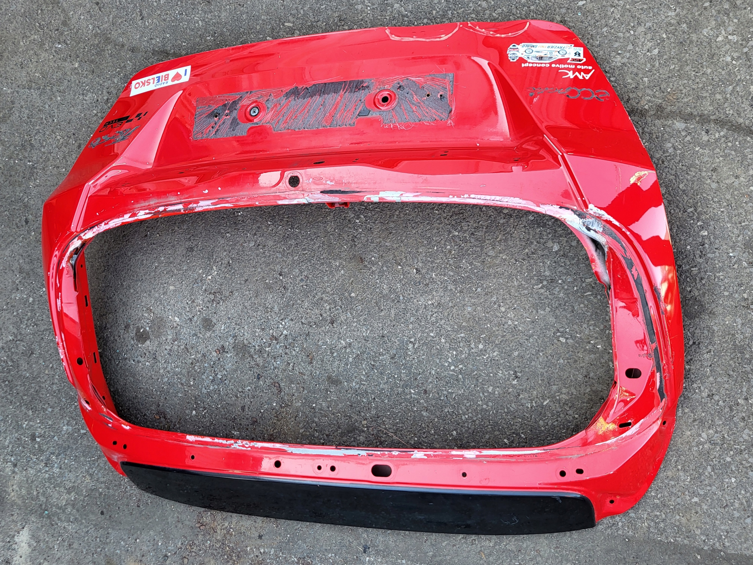 boot doors boot FORD FIESTA MK7 VII OE red