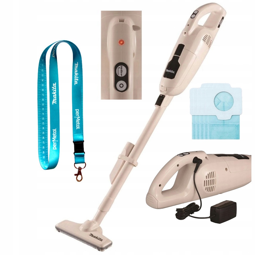 Makita CL114FDWIX Odkurzacz Akumulatorowy Pionowy Bezprzewodowy