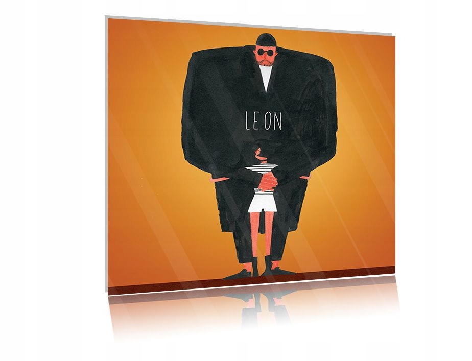 

Obraz szklany na szkle Leon Zawodowiec 01 30x30