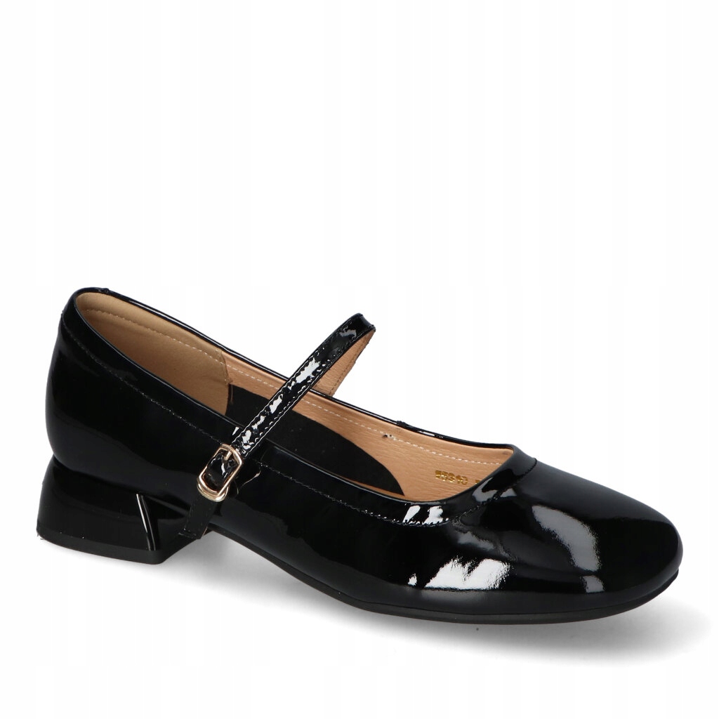 Dámské baleríny Loretta Vitale Černé Laky Kožené 37