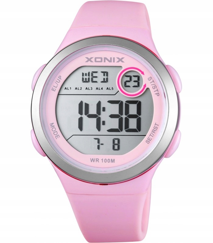 Hodinky Xonix Dao sportovní, barevné, čitelné pro dítě jako dárek