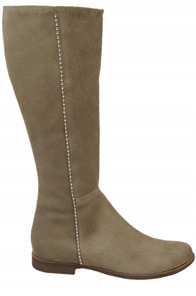 Kozaki Damskie skóra naturalna 153 ElitaBut