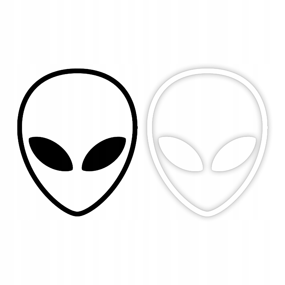 

Naklejka Ufo na samochód na auto Kolor