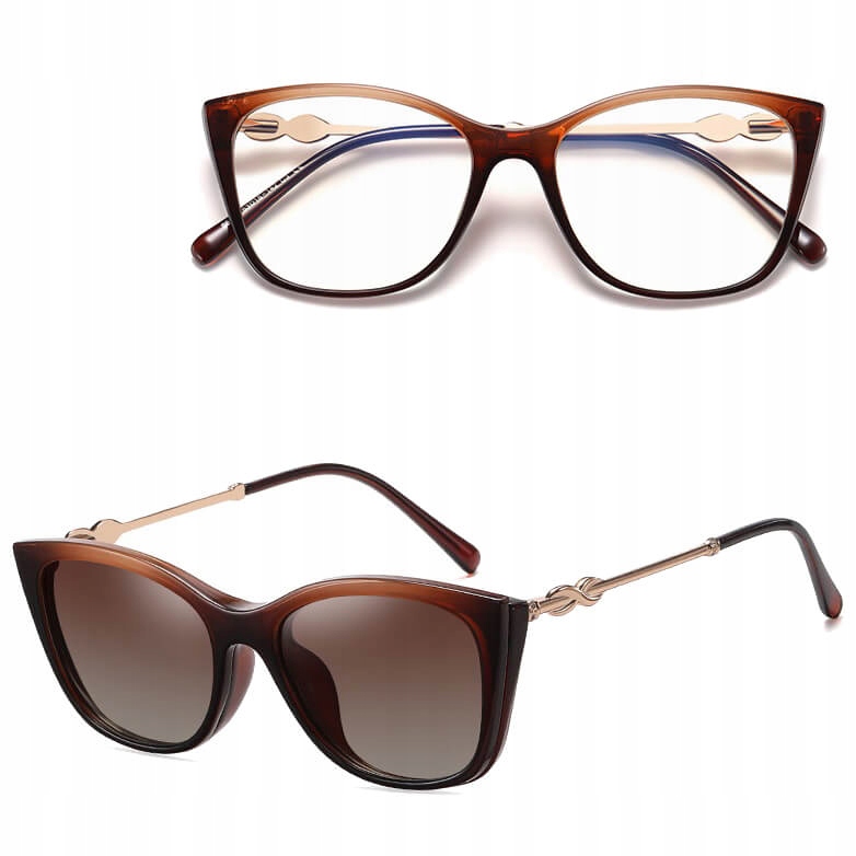 2v1 Clip-on brýle s obroučkami pro Pc Sluneční Clona