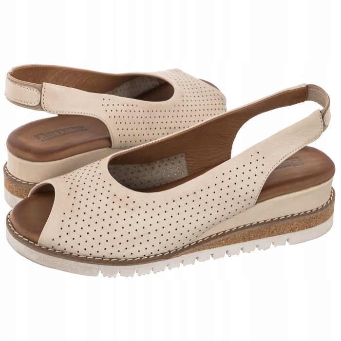 

Buty Damskie Sandały Artiker Beżowe 50C0863