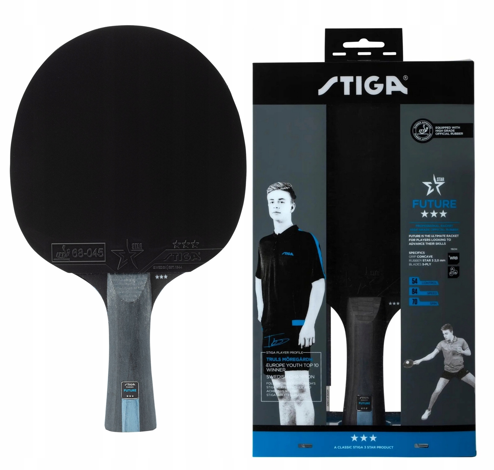 Stiga profesjonalna Rakietka do tenisa stołowego Ping Ponga Future 3-star