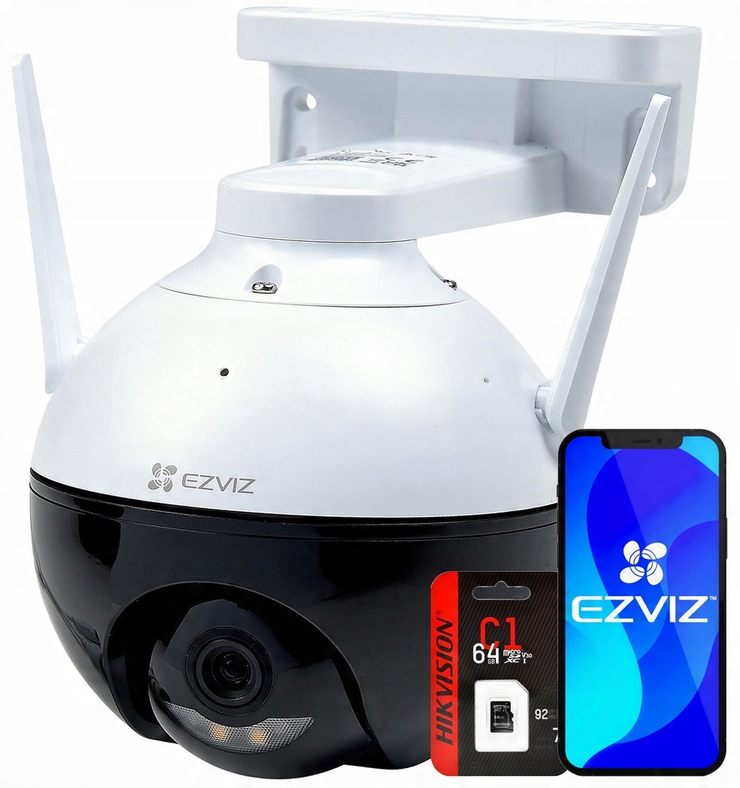

Kamera Obrotowa 4Mp WiFi C8W Ezviz Karta Hikvision